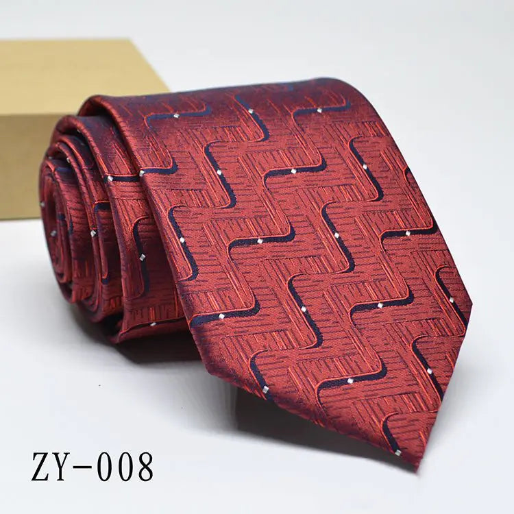 New Men's Hot Sale 1200D Striped Tie