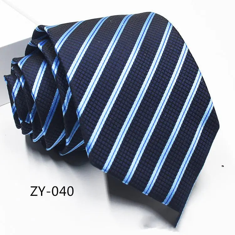 New Men's Hot Sale 1200D Striped Tie