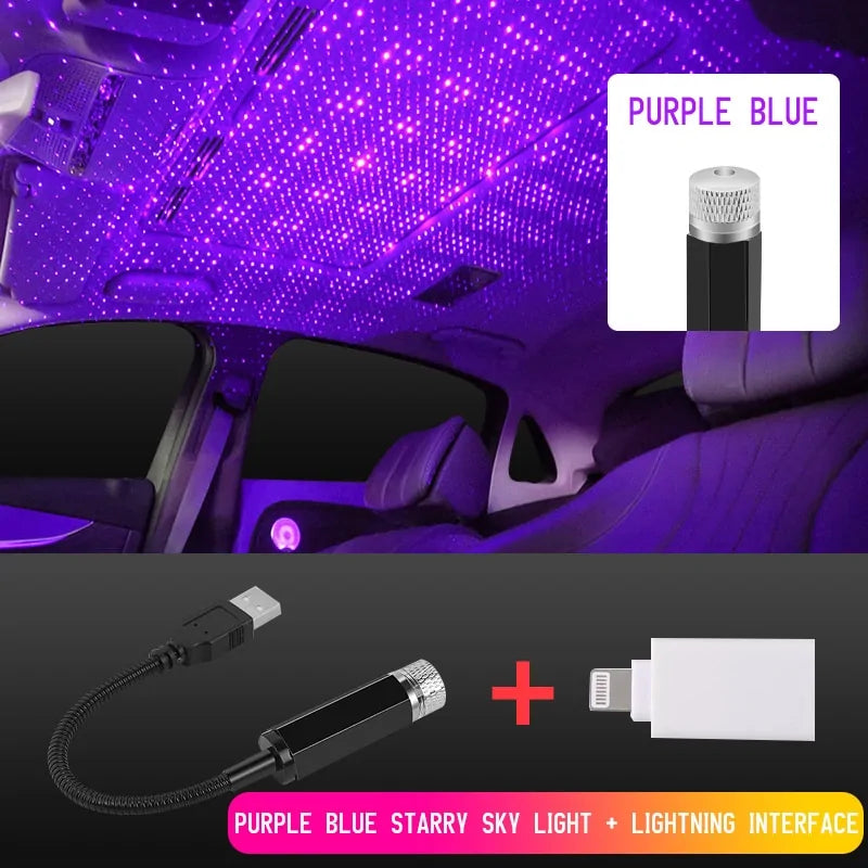 Car Roof Star Light LED Atmosphere Projector