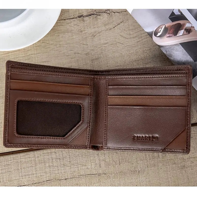 Men Smart Wallet Genuine Leather