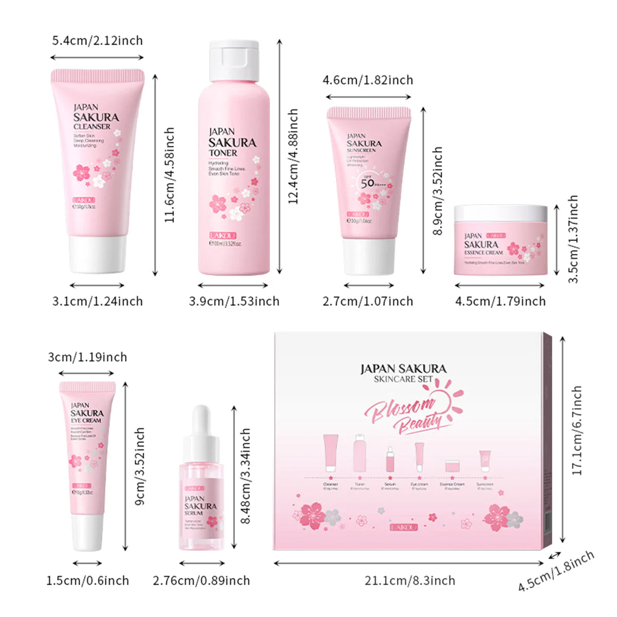 Japan Sakura Skincare Gift Set