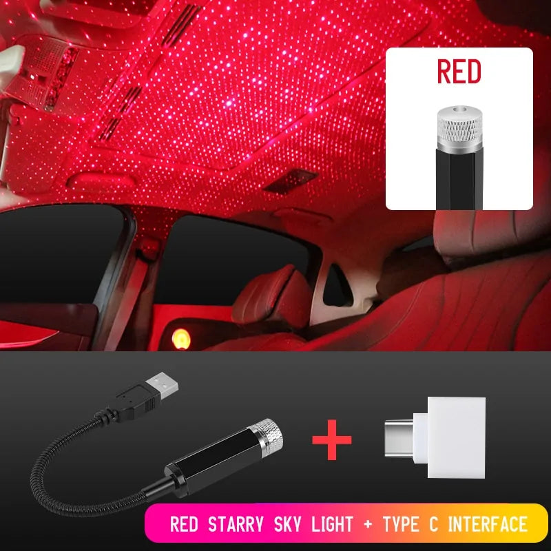 Car Roof Star Light LED Atmosphere Projector