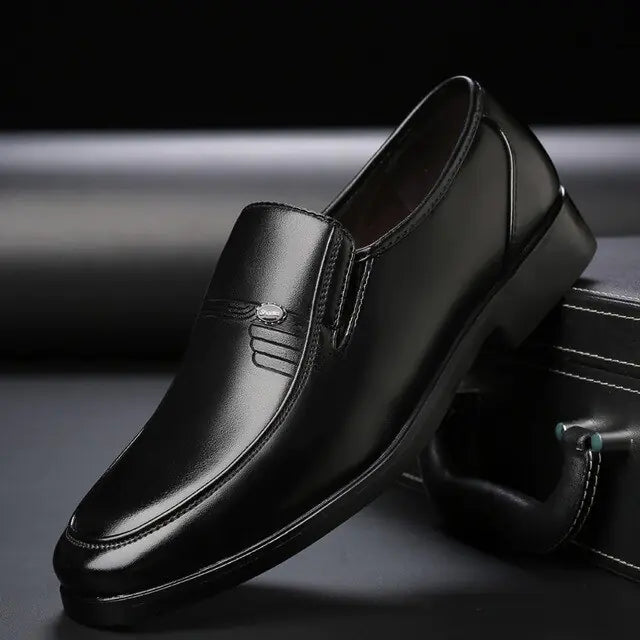 Men's Black Leather Formal Shoes